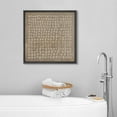 thumbnail image 2 of PixonSign Framed Canvas Wall Art Geometric Grunge Minimal Dot Pattern Print Abstract Fine Art Decorative Artwork Boho Relax/Zen Nordic for Living Room, Bedroom, Office - 24"x24" Black, 2 of 5