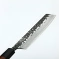 thumbnail image 4 of MITSUMOTO SAKARI 7 inch Japanese Nakiri Chef Knife, High Carbon Stainless Steel Vegetable Kitchen Knife, 4 of 12