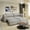 Gray, variant on 93" King Size Sleeper Sofa Bed, Pull Out Sofa Bed, 3 in 1 Convertible Sleeper Sofa, Chaise Lounge, 3 Seat Teddy Couch with 2 Lumbar Pillows for Living Room, Apartment, Office, Studies (Blue)