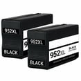thumbnail image 1 of Cartucho de tinta negro 952XL 952 compatible con Officejet Pro 8710, 8720, 8715, 8740, 8200, 8730, 8702, 7740, 7720 y 8210 (paquete de 2), 1 of 1