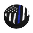 thumbnail image 3 of XMXY Vintage Grunge Usa Flag Spare Tire Cover, Universal Waterproof Cover for Jeep RV Tire Wheel Protection, 15 inch, 3 of 8