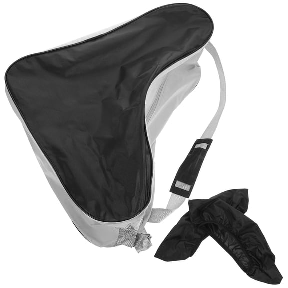ELAYARD Black Oxford Fabric Roller Skate Bag with Multi-Layer Storage Pouches - Carrying Case for Easy Transport