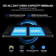 Tablet Android Tablet,24GB RAM 128GB ROM /1TB TF, Octa-Core AI Tablets, 5G WiFi , 2 in 1 Tablets with Keyboard Mouse Stylus