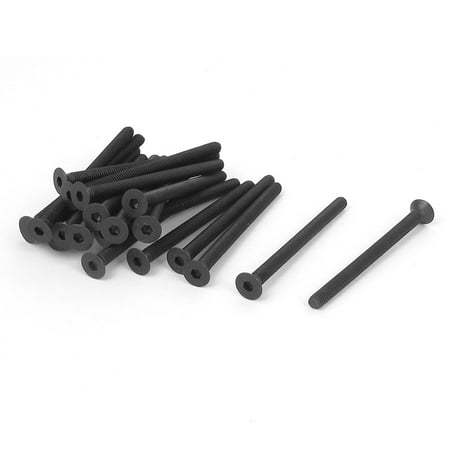 

Uxcell M3 x 40mm Metric Hex Socket Countersunk Flat Head Screw Bolts Black (20-pack)