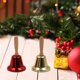 thumbnail image 2 of Campana de llamada de Papá Noel para Navidad, cascabeles con mango de madera, cascabeles de metal, regalos de Navidad y Año Nuevo, suministros de decoración para fiestas de bodas y hogares, 2 of 5