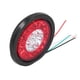 thumbnail image 4 of 12-24V 16LED Luz Trasera Redonda Rojo Blanco Color De Luz Señal De Giro Brillante Para Camiones De Remolque RV, 4 of 8