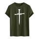 thumbnail image 5 of Camisa Casual de Cuello de la Tripulación de la Impresión de Pascua de Manga Corta de Verano Top Ligero de Poliéster para los Hombres, Camiseta de Manga Corta para el Uso Diario de Primavera Verano, 5 of 9