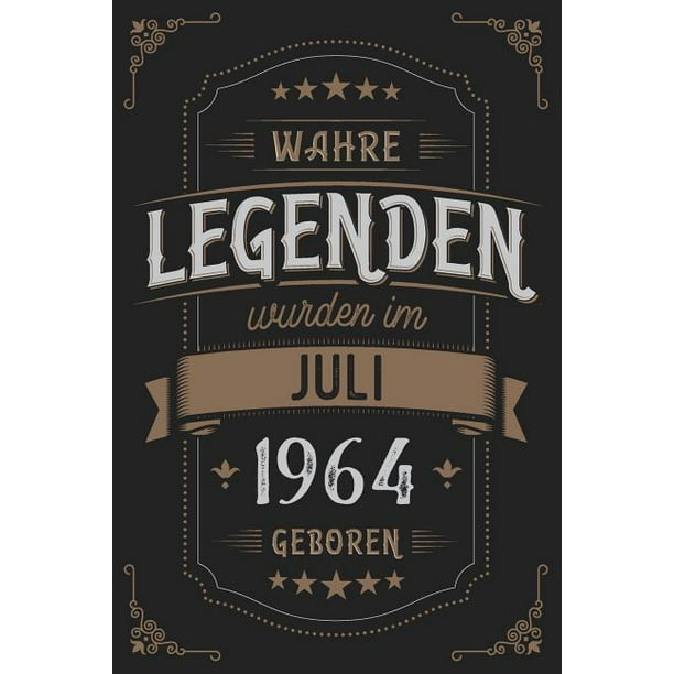 Wahre Legenden wurden im Juli 1964 geboren Vintage Geburtstag
