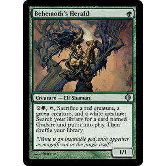 MtG Shards of Alara Uncommon Behemoth's Herald (Foil) #124