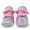 Gray, variant on Anti-Slip Sole, Fleece Baby Booties, Newborn Home Booties, Sweat Proof Organic Cotton Lining, Gray Pink