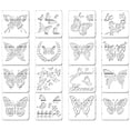thumbnail image 1 of 16Pcs Reusable Butterfly Stencils Butterfly Template Art Painting Stencils for Paint Craft Wall DIY Decor (6 x 6 Inches), 1 of 5