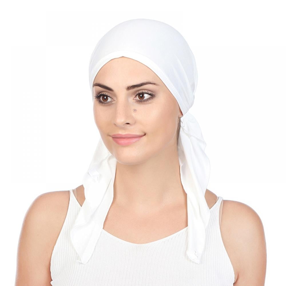 Chemo Hat Woman's Stretchy Beanie Bandana Turban Cap Head Wrap Headscarf for Cancer,Alopecia