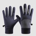 thumbnail image 2 of Ciclismo Guantes de esquí de invierno impermeables para hombre guantes de para correr y conducir (azul) Likrtyny Para estrenar, 2 of 3