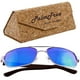 thumbnail image 1 of Anteojos con Marco de Metal Intense Polarized Blue Polarizado+UV400 Metal Madera de Ébano, 1 of 1