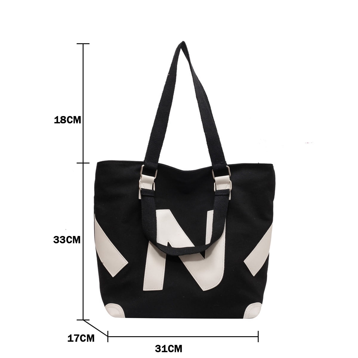 Large Canvas Tote Bags with Zipper Large Canvas Tote Bags Multipurpose Canvas Shopping Bag Walmart