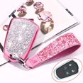 thumbnail image 4 of Royalfox(TM) 4 5 6 Boutons 3D Bling keyless Entrée Télécommande Smart Key Fob Housse pour 2016-2019 Cadillac CT6, 2017-2019, 4 of 5