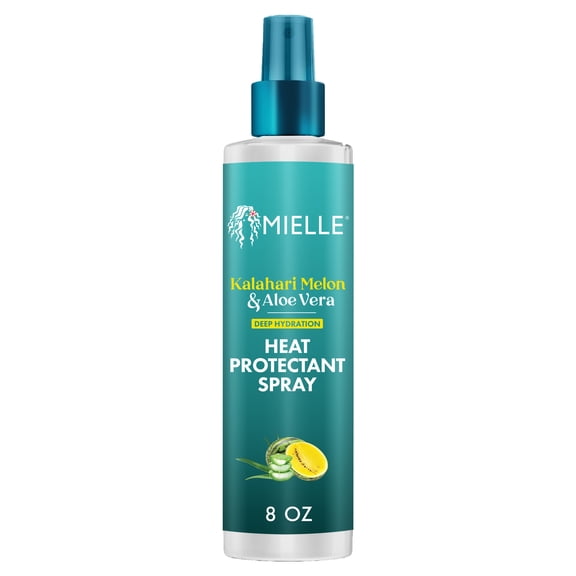 Mielle Kalahari Melon and Aloe Vera Deep Hydration Heat Protectant Spray - 8 fl oz