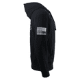 thumbnail image 6 of Howitzer Style Men's Hoodie Zip Up Sweatshirt FLAG SKULL MFG Black, 6 of 10
