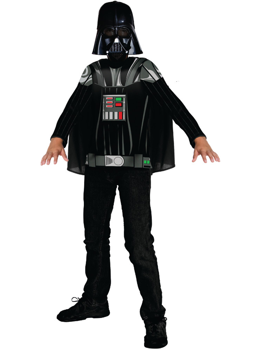 Star Wars Darth Vader Boy's Halloween Fancy-Dress Costume for Child, M (8-10) - image 2 of 2