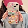thumbnail image 3 of Funda de teléfono de dibujos animados 3D Sanrio Hello Kitty Kuromi Pom Purin para iPhone 15 14 13 12 11 Pro Max X XR XS MAX 7 8Plus, 3 of 4