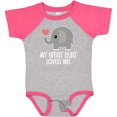 thumbnail image 3 of Inktastic Great Aunt Loves Me Elephant Boys or Girls Baby Bodysuit, 3 of 5