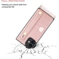 thumbnail image 5 of Compatible with iPhone 12 iPhone 12 Pro Crossbody Wallet Case with Credit Card Holder, Protective Kickstand Cover Case 6.1 Ihch (Rose Gold), 5 of 12