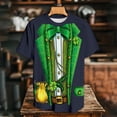 thumbnail image 4 of jowamay Men's St. Patrick's Day T-Shirt Shamrock Short Sleeve Crew Neck Funny T Shirts Summer Clothes for Party Travel, 4 of 6