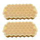 thumbnail image 1 of Bandeja para hielo, bandeja para hacer hielo hexagonal, incluye 2 bandejas, 1 of 5