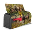 thumbnail image 4 of PHELIKA Horses Run Gallop Magnetic Mailbox Covers Standard Size 21"H x 18"W, 4 of 8