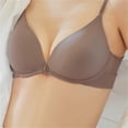thumbnail image 4 of MEICHEN No Underwire Push Up Tshirts Bras Solid Thin Full Coverage Bralettes Sexy Seamless Underwear for Women, 4 of 5