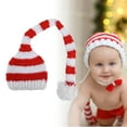 thumbnail image 1 of Chapeau de Père Noël pour Enfants, Design Doux et Mignon en Coton Style Mode pour Bébé, 1 of 8