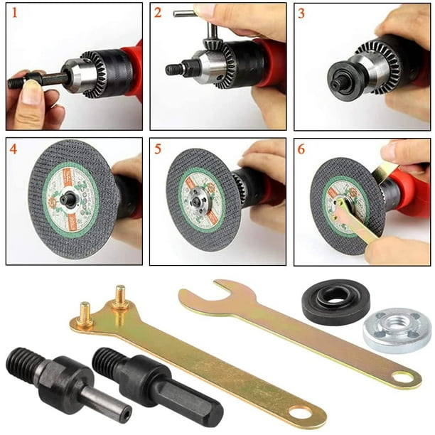 Electric drill variable angle grinder connecting rod round handle converter deals