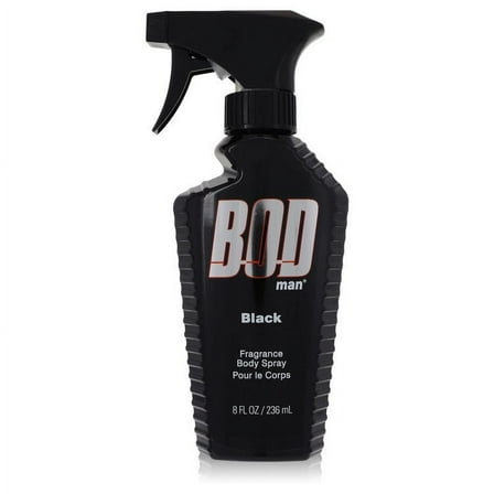 Bod Man Black by Parfums De Coeur Body Spray 8 oz for Men - Brand New