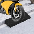 thumbnail image 4 of 2PCS 5" Rubber Car Curb Ramps, Rise Portable Lightweight Threshold Ramp Set, Heavy Duty Loading Ramp Slope Motorcycle Pad for Driveway, Loading Dock and Sidewalk, 4 of 5