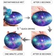 thumbnail image 2 of FMSHPON Galaxy Design Starry Sky Set of 4 Round Coaster for Drinks, Absorbent Ceramic Stone Coasters Cup Mat with Cork Base for Home Kitchen Room Coffee Table Bar Decor, 2 of 6