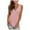 Pink, variant on gakvbuo Summer Plus Size Tank Top for Women Summer Tops Dressy Casual Trendy V Neck T Shirts Rolled Sleeveness Tie Dye Gradient Printed Side Split Vest Blouse Tee