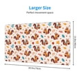 thumbnail image 2 of Naloa Forest Squirrel Nuts Gaming Mouse Pad Large Mouse Mat Long Extended Desk Pad Non-Slip Rubber Mice Pads Stitched Edges Thin Pad (16x29.5 Inch), 2 of 8