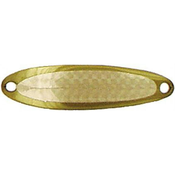 Luhr Jensen 1/4 Krocodile Treble Hook Brass/Gold Prism-Lite