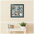thumbnail image 2 of ArtToFrames Collage Photo Picture Frame with 12 - 3.5x5 Openings, Framed in Black with Nile Green and Black Mats (CDM-3926-234), 2 of 8