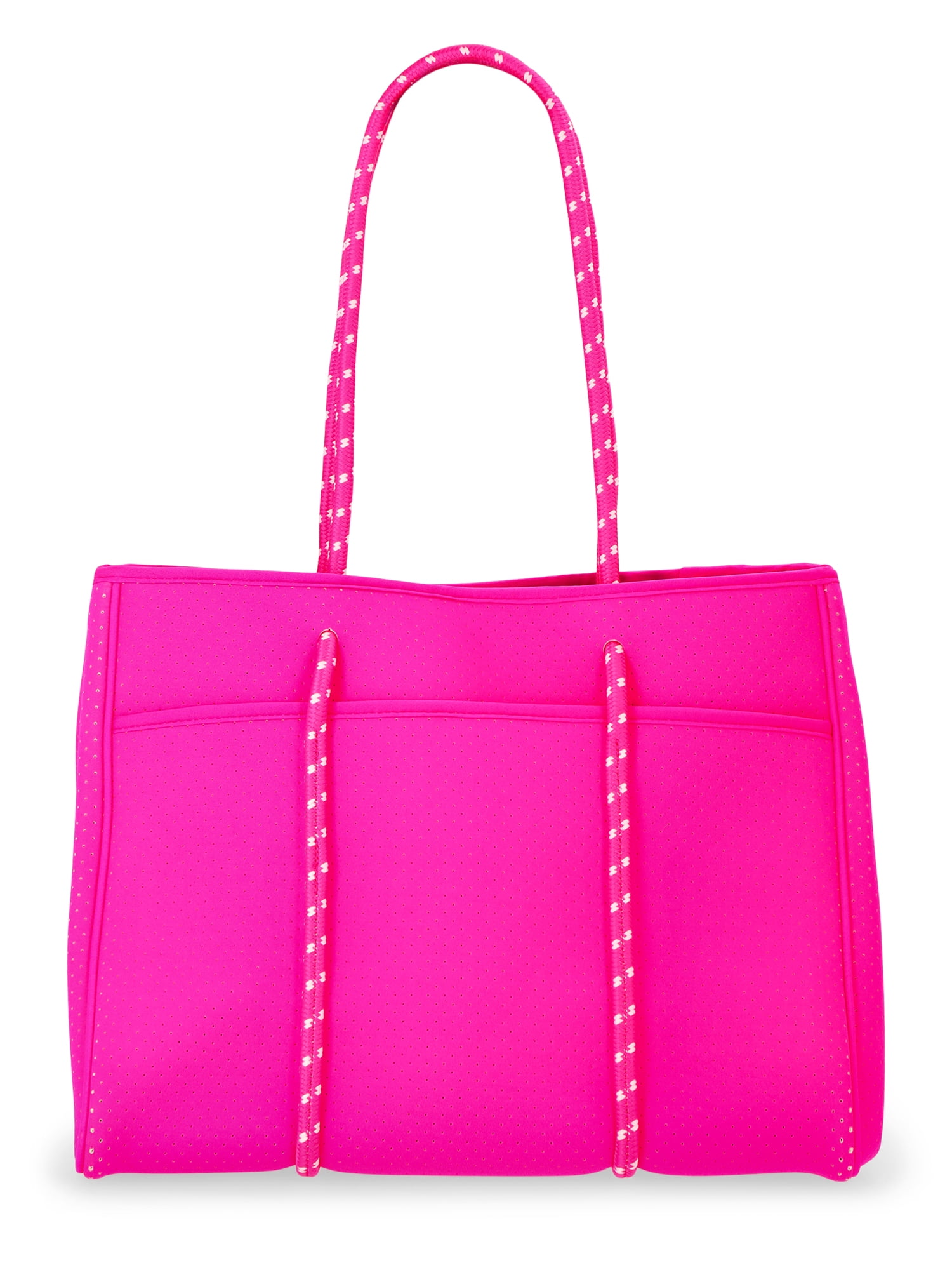 No Boundaries Women's Neoprene Beach Tote Bag, Pink