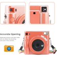 thumbnail image 3 of WWS-Protective Clear Case for Fujifilm Instax Square SQ1 Instant Film Camera, Crystal Hard PC Cover for Instax Square SQ1 with Removable Rainbow Shoulder Strap, 3 of 4