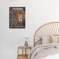 thumbnail image 6 of Lion Of Judah Wall Art Jesus Quotes God Bible Christian Religious Wall Decor Rustic Lion Cross Picture Canvas Prints Modern Home Framed Artwork for Church Living Room Bedroom 12"x16", 6 of 6