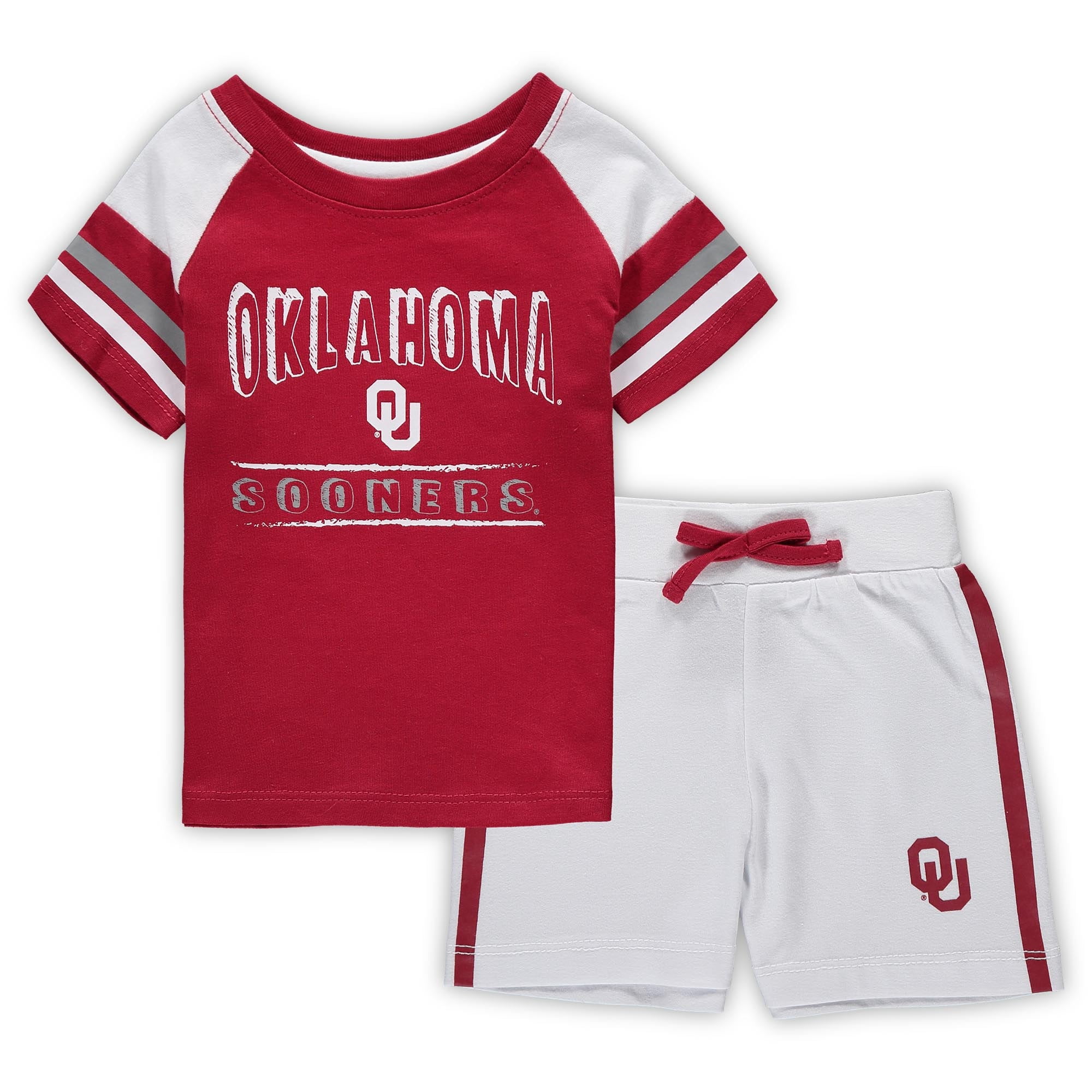 Colosseum Toddler Oklahoma State Cowboys Pinstripe Tee Shirt and Shorts Set 