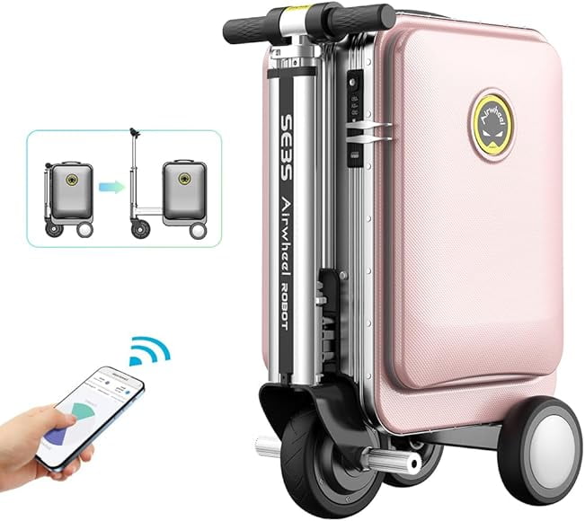 Airwheel SE3S Smart Rideable Suitcase Electric Luggage Scooter For Travel
