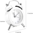 thumbnail image 4 of FTVOGUE 3" Mechanical Alarm Clock Loud Alarm Clock Portable Fashion Mini Metal Digital Clock with y Exquisite, 4 of 5