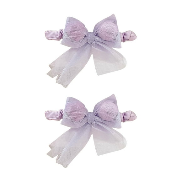 Gunyslmo Holiday Deals 2Pcs Hair Ties Bow For Toddler Girls,Hair Bows With Ties For Toddlers Colorful Hiar Bow Ties For Baby Sutiable For Baby Girls