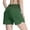 Green, variant on FEDTOSING Women Athletic Shorts Elastic Running Shorts Quick Dry Gym Black Workout Shorts Liner 4",up to Size 2XL