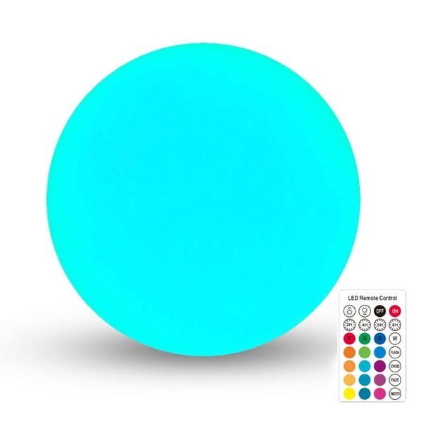 FLhrweasw Lámpara Jardín Con Control Remoto Piscina Con Solar LED (1 Pieza)