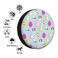 thumbnail image 4 of Fotbe Happy Easter Funda de Llanta de Repuesto con Estampado, Engrosada, Ajuste Universal para Jeep, Remolque, RV, SUV, Camión-14 inch, 4 of 6