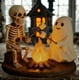 thumbnail image 1 of Decoración del hogar, decoración de habitaciones, decoración de paredes, luz nocturna de hoguera de esqueleto y fantasma, luces decorativas, 1 of 8